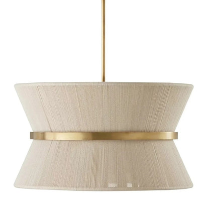 Lampadario a 8 luci, stile bohémien moderno, a forma di tamburo, grande, con tessuto a forma di clessidra intrecciato a mano, colore oro/nero, per sala da pranzo/soggiorno, diametro 60 cm (24 pollici).