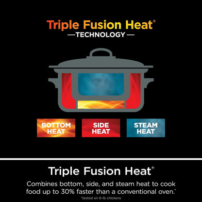 Pentola multifunzione da 8,5 quarti, con funzione di cottura lenta 8-in-1, pentola da forno, pentola a vapore, coperchio in vetro, cucchiaio integrato, pentola adatta al forno fino a 260°C (500°F).