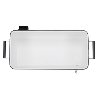 Raffreddatore a spruzzo in ferro da 80QT con ripiano