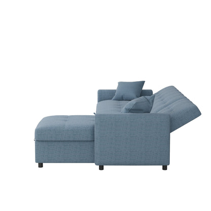 Divano letto reversibile e chaise longue largo 82''