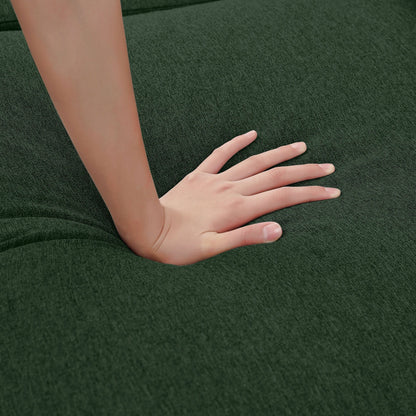 Divano componibile a L 86.22 con tasche laterali portaoggetti