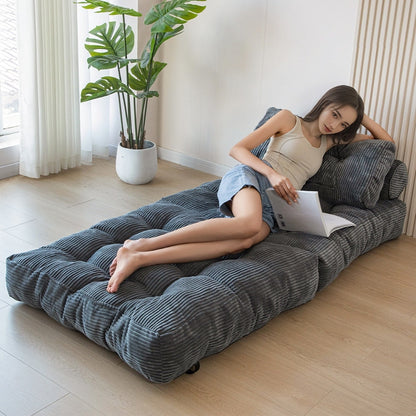 Divano letto pieghevole in cordoncino, singolo, 8 posti