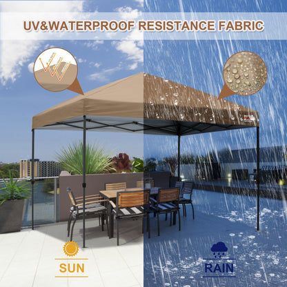 ABCCANOPY Tenda da sole pieghevole resistente e facile da montare, per esterni.