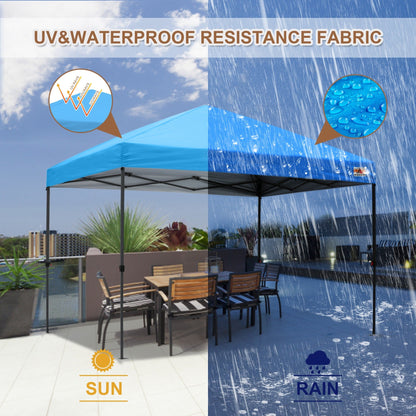 ABCCANOPY Tenda da sole pieghevole resistente e facile da montare, per esterni.