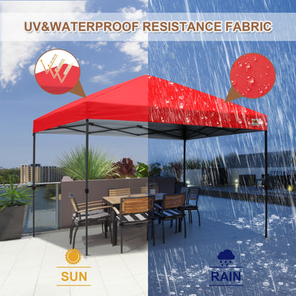 ABCCANOPY Tenda da sole pieghevole resistente e facile da montare, per esterni.