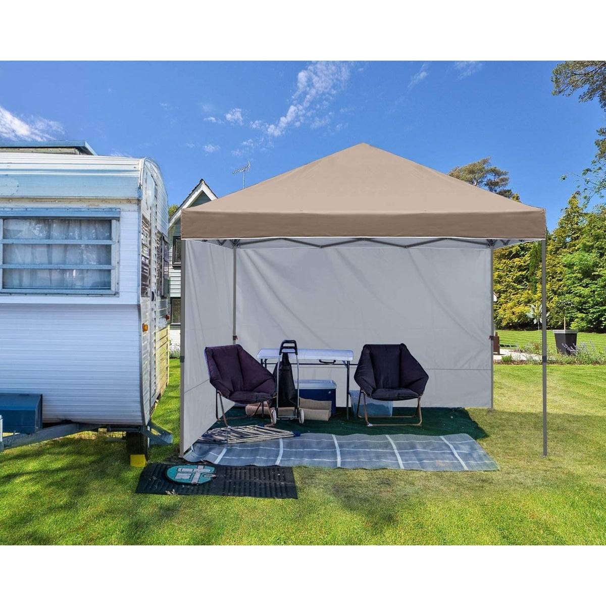 ABCCANOPY Tenda da sole pieghevole resistente e facile da montare, per esterni.