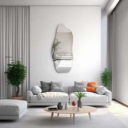 Specchio da parete asimmetrico e irregolare ALYA