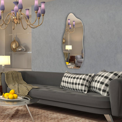 Specchio da parete asimmetrico e irregolare ALYA