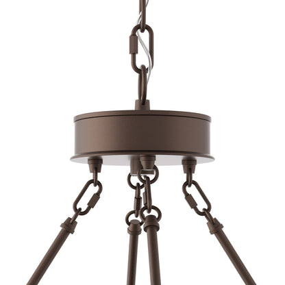 Lampadario a ruota di carro da 12 luci in stile farmhouse Acroma da 40 pollici con certificazione UL - 40'' diametro x 138'' altezza
