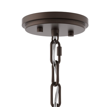 Lampadario Acroma a ruota di carro rotonda da 40 pollici, stile moderno da fattoria, a 20 luci, con certificazione UL.