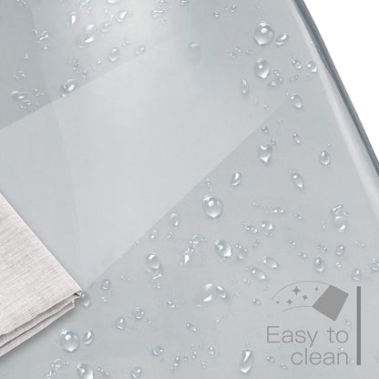 Sedia da ufficio girevole in acrilico, regolabile in altezza, senza braccioli, con ruote, per uso domestico.