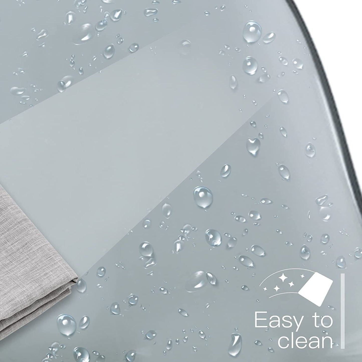 Sedia da ufficio girevole in acrilico, regolabile in altezza, senza braccioli, con ruote, per uso domestico.