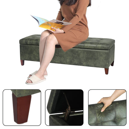 Panca con contenitore Adeco 50 in similpelle