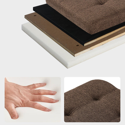 Panca con contenitore Adeco 50 in similpelle