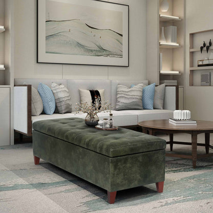 Panca con contenitore Adeco 50 in similpelle