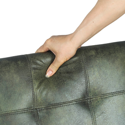 Panca con contenitore Adeco 50 in similpelle