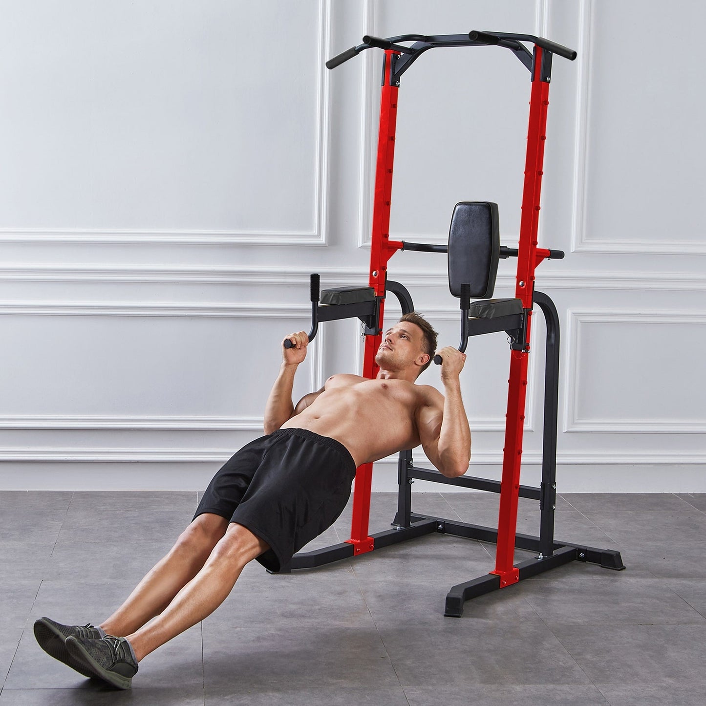 Ainfox Power Tower - Torre di allenamento a casa multifunzione