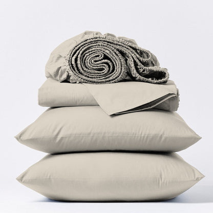 Set di lenzuola in cotone egiziano ultra morbido e setoso Aireolux, 1000 fili.