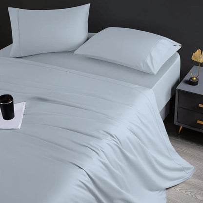 Set di lenzuola in cotone egiziano ultra morbido e setoso Aireolux, 1000 fili.