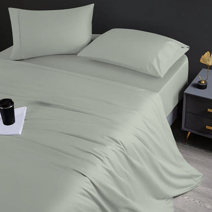 Set di lenzuola in cotone egiziano ultra morbido e setoso Aireolux, 1000 fili.