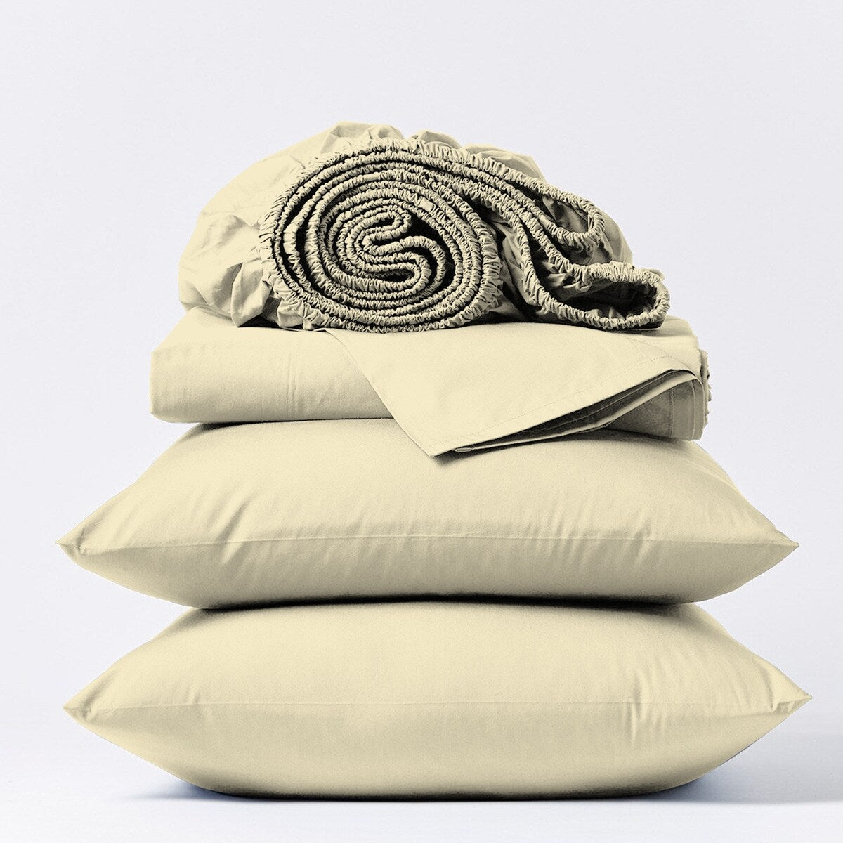 Set di lenzuola in cotone egiziano ultra morbido e setoso Aireolux, 1000 fili.