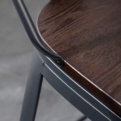 Andeworld sgabelli da bar in stile farmhouse, sgabelli da banco da 4 pezzi - Set di 4