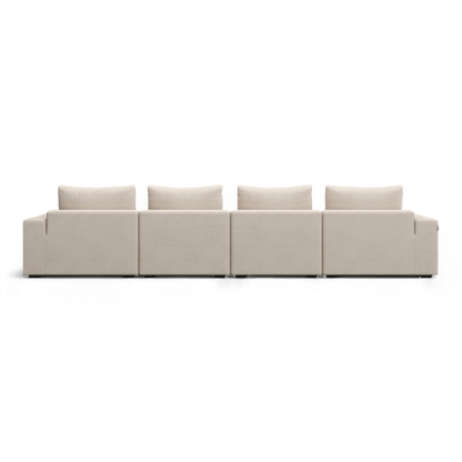 Divano Braxton 4 pezzi crema