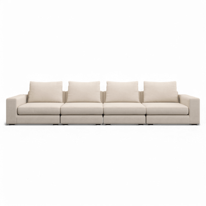 Divano Braxton 4 pezzi crema
