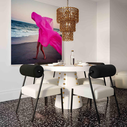 Lampadario in ottone Tide