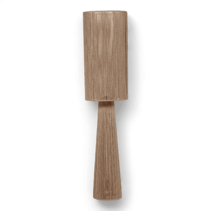 Lampada da terra in iuta verdeggiante