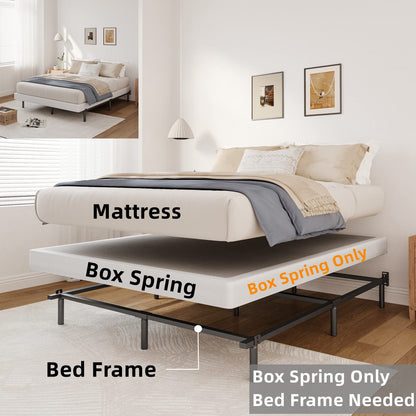 Molla metallica a basso profilo da 5 pollici, struttura robusta con copertura grigia.