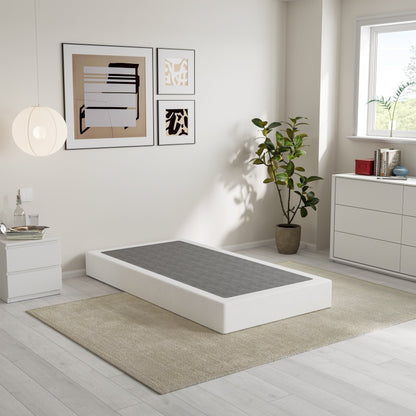 Molla metallica a basso profilo da 5 pollici, struttura robusta con copertura grigia.