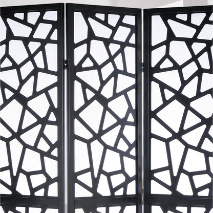 Paravento divisorio per ambienti Roundhill Furniture Giyano a 4 pannelli