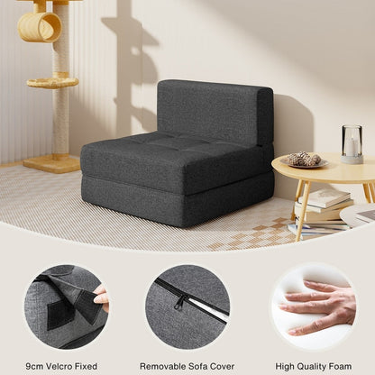 Sedia trasformabile 3 in 1, sedia pieghevole, lettino trasformabile in divano letto