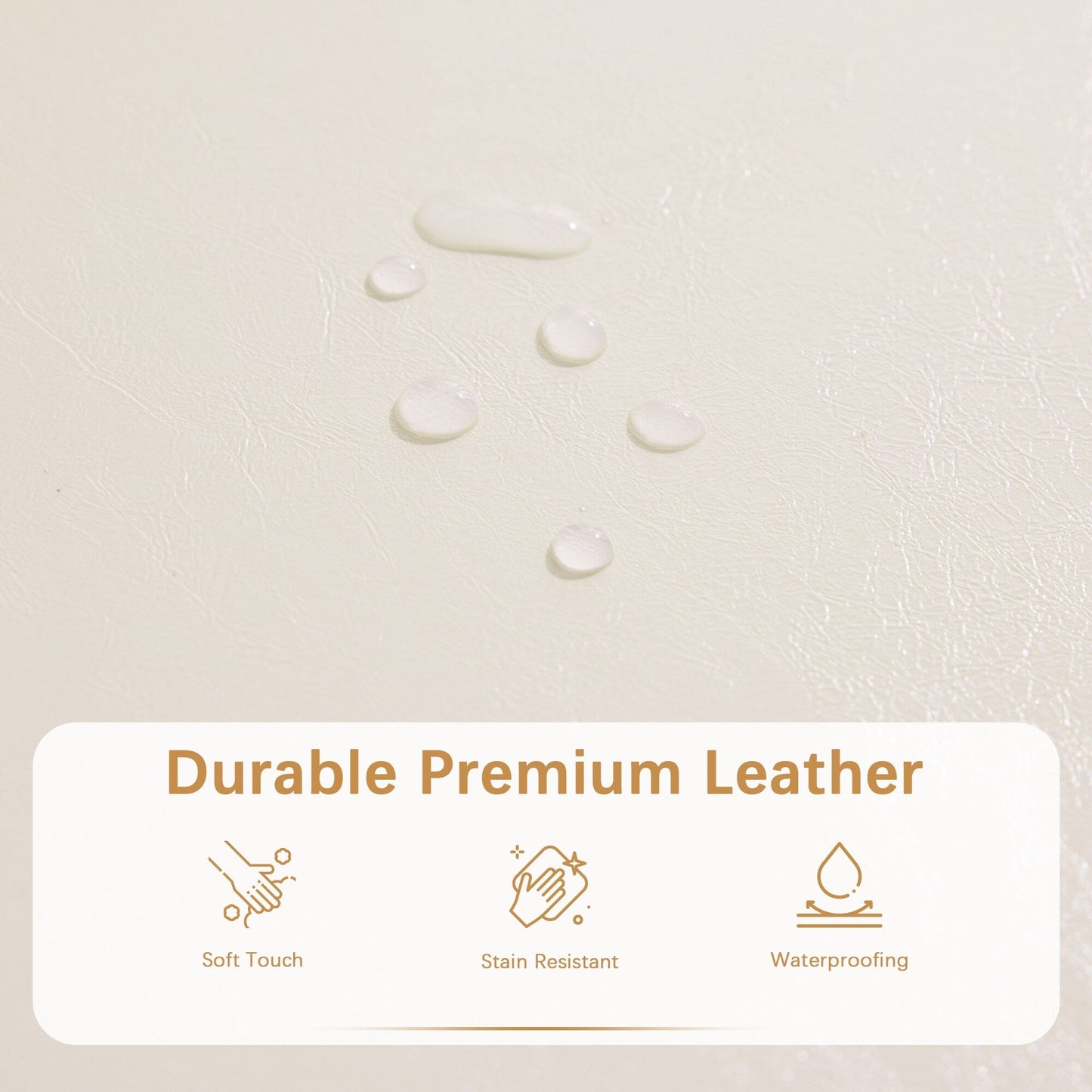 Pouf contenitore rettangolare imbottito con rivestimento in similpelle - 50,3 x 17,50 x 18 cm