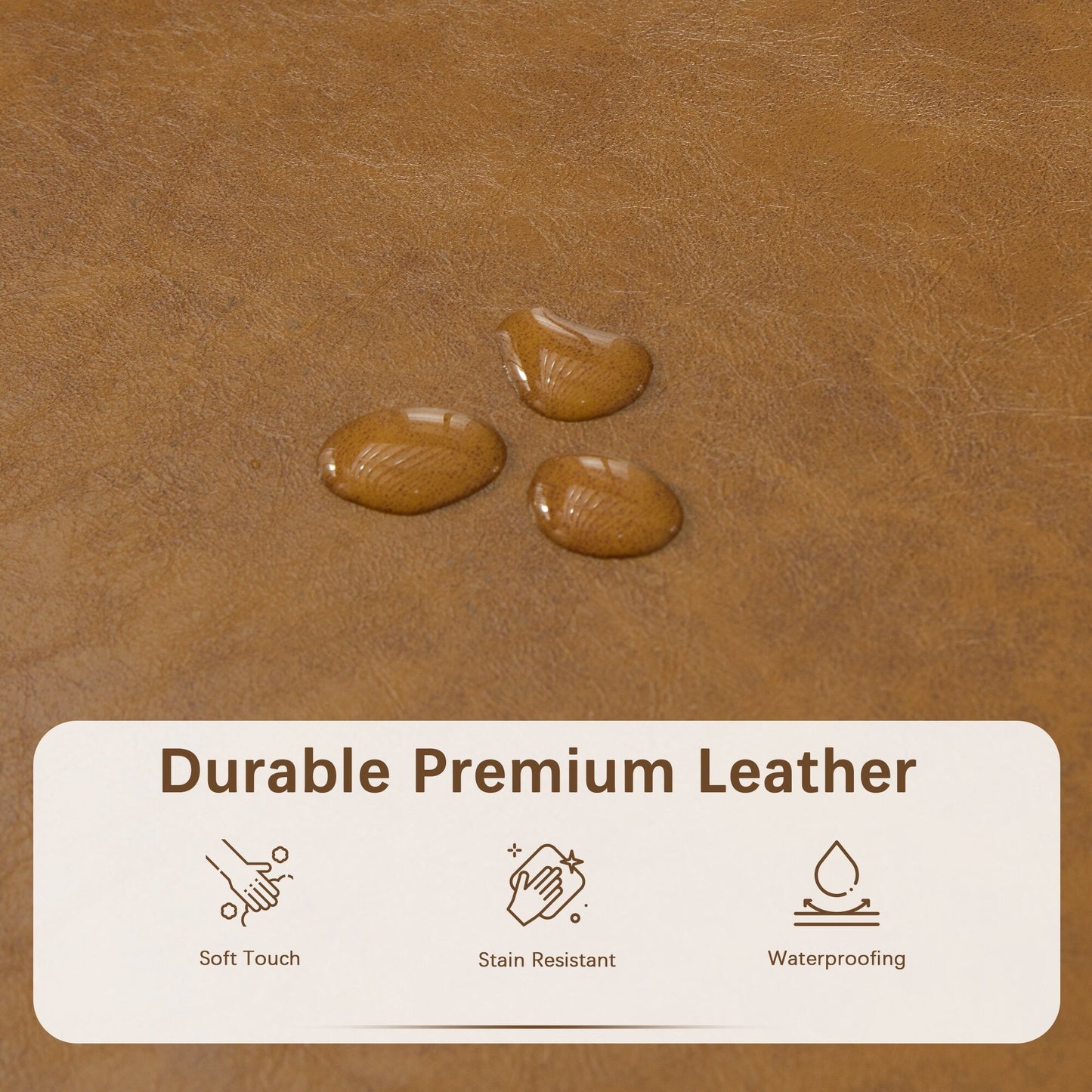 Pouf contenitore rettangolare imbottito con rivestimento in similpelle - 50,3 x 17,50 x 18 cm