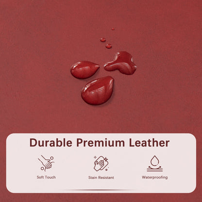 Pouf contenitore rettangolare imbottito con rivestimento in similpelle - 50,3 x 17,50 x 18 cm