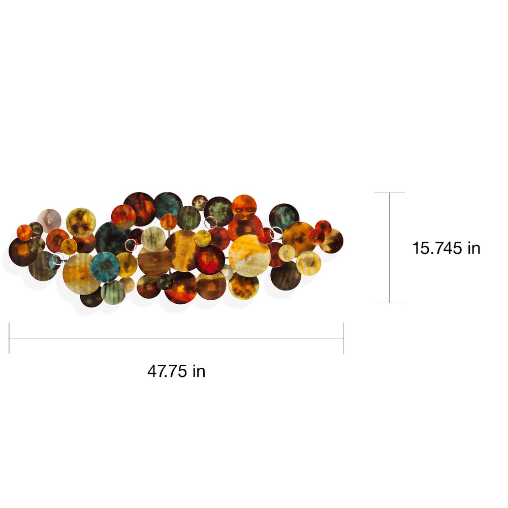 Scultura a parete in metallo Hightower di SEI Furniture