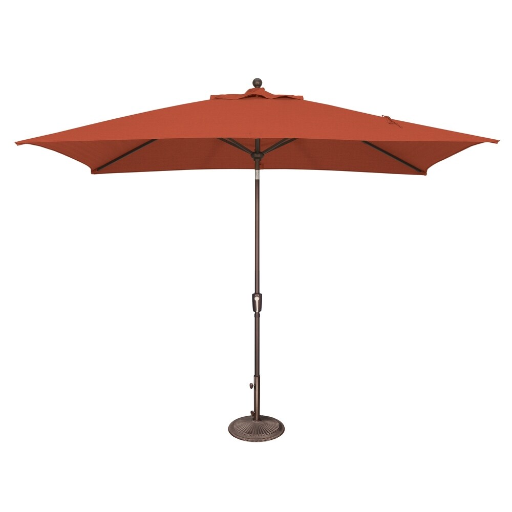 Ombrellone rettangolare inclinabile SimplyShade Catalina da 3 metri con pulsante di regolazione