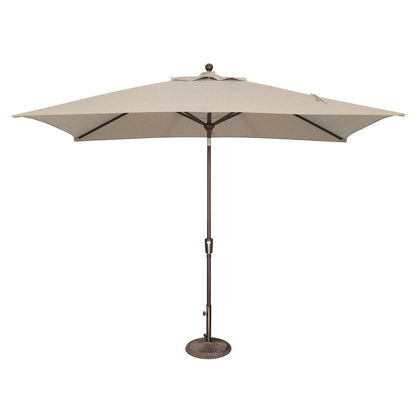 Ombrellone rettangolare inclinabile SimplyShade Catalina da 3 metri con pulsante di regolazione
