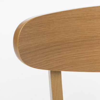 Sedia da pranzo Abrielle in legno di gomma imbottita, stile Mid-Century Modern, di Christopher Knight Home (confezione da 2)