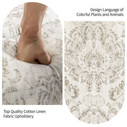 Set di 2 poltrone reclinabili con meccanismo manuale, girevoli e oscillanti, con motivo a 29'' di larghezza.