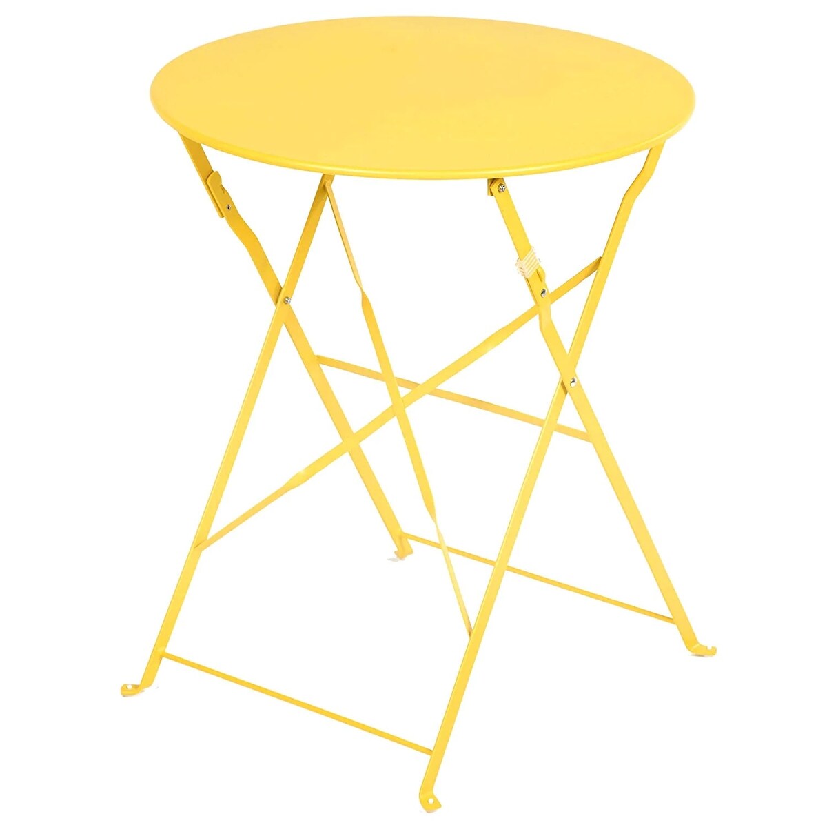 Set da bistrot pieghevole in metallo da 3 pezzi, set da conversazione per esterni/interni resistente alle intemperie, ideale per patio, cortile, giardino.