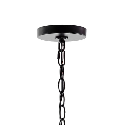 Lampadario a LED in ferro a 6 luci, 34,75 pollici, di JONATHAN Y