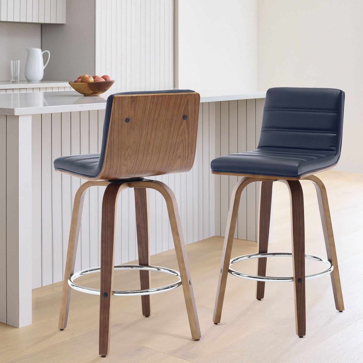 26/29 sgabelli da bar/cucina girevoli in similpelle, set da 2/3 pezzi