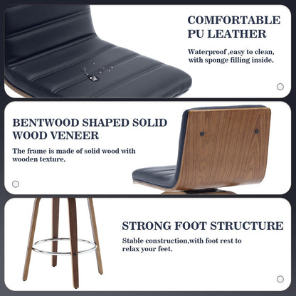 26/29 sgabelli da bar/cucina girevoli in similpelle, set da 2/3 pezzi