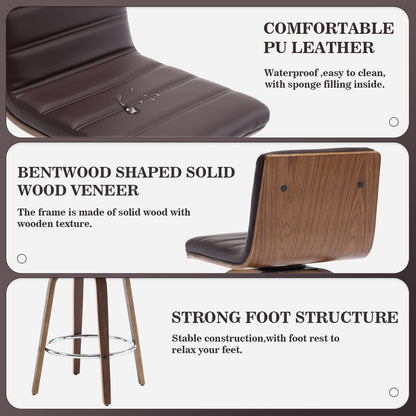 26/29 sgabelli da bar/cucina girevoli in similpelle, set da 2/3 pezzi