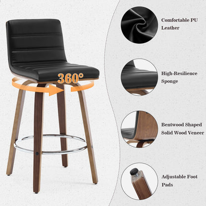 26/29 sgabelli da bar/cucina girevoli in similpelle, set da 2/3 pezzi