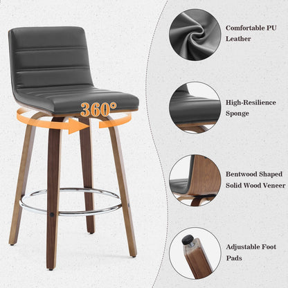 26/29 sgabelli da bar/cucina girevoli in similpelle, set da 2/3 pezzi