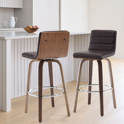 26/29 sgabelli da bar/cucina girevoli in similpelle, set da 2/3 pezzi